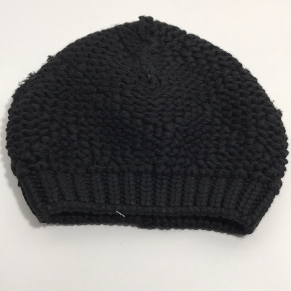Canada goose black Bird's Eye Knit Wool Beanie - Picture 4 of 5